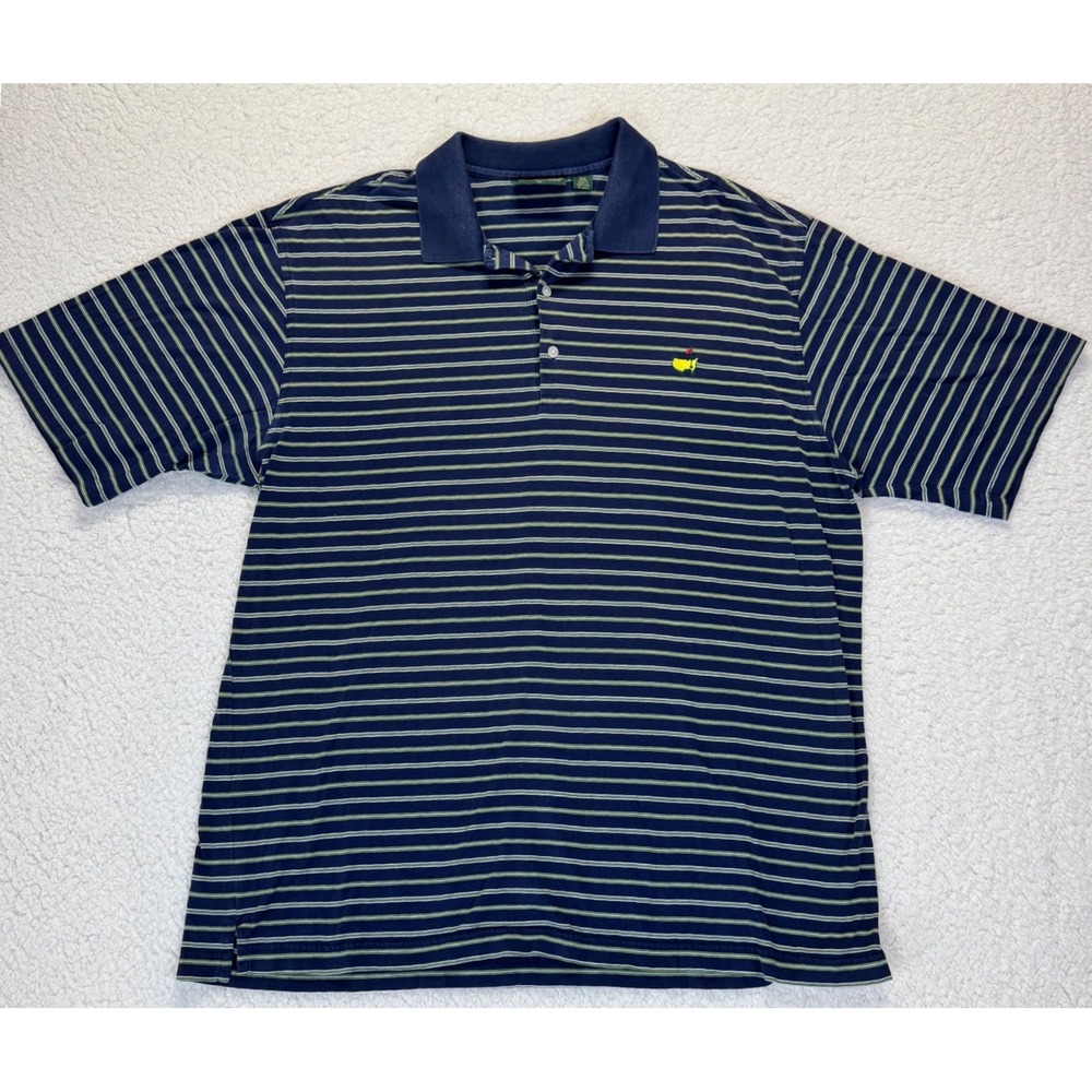 Amen Corner Masters Golf Polo Shirt Augusta National Pima Cotton Blue Mens XL